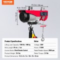 Elektrinis keltuvas, 600 kg keliamoji galia, 1150 W 220 V Elektrinis keltuvas, 600 kg keliamoji galia, 1150 W 220 V