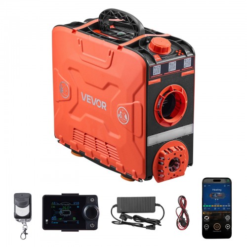 VEVOR nešiojamas dyzelinis šildytuvas, 8 kW, 12 V (DC), „viskas viename“