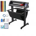 VEVOR vinilo pjaustytuvas, 720 mm vinilo ploteris, ploteris su LED ekranu, pusiau automatinė integruota optinė akis tiksliam nukreipimui