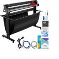 VEVOR vinilo pjaustytuvas, 1350 mm vinilo ploteris, ploteris su LED ekranu, pusiau automatinė integruota optinė akis