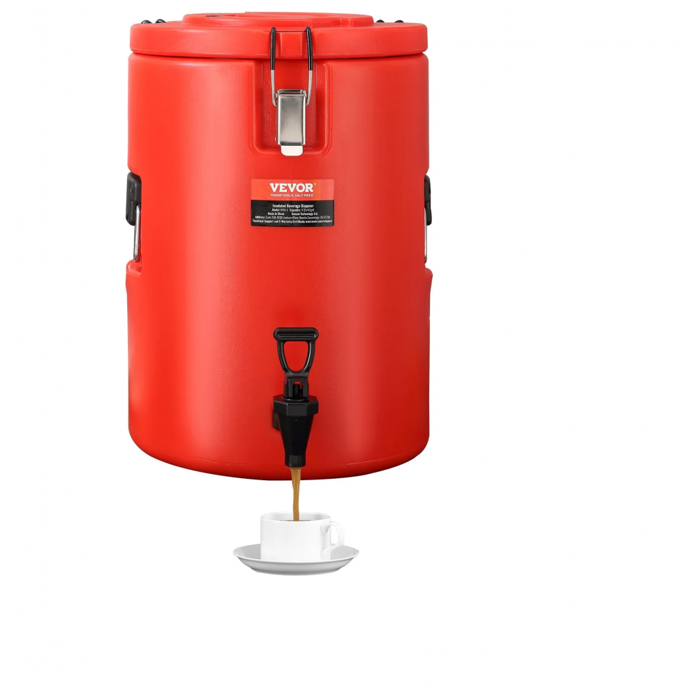 VEVOR nerūdijančio plieno gėrimų termosas (17,2 l) karštų ir šaltų gėrimų terminis dozatorius su čiaupu ir rankena VEVOR nerūdijančio plieno gėrimų termosas (17,2 l) karštų ir šaltų gėrimų terminis dozatorius su čiaupu ir rankena