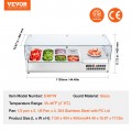 Salotų šaldytuvas kebabų - picų ruošimo stotis 48 inch