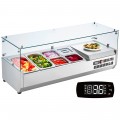Salotų šaldytuvas kebabų - picų ruošimo stotis 48 inch