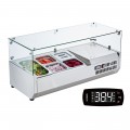 Salotų šaldytuvas kebabų - picų ruošimo stotis 40 inch