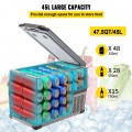 VEVOR automobilinis šaldytuvas 45L