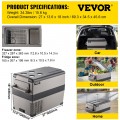 VEVOR automobilinis šaldytuvas 45L