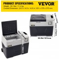 Automobilinis šaldytuvas VEVOR 30L Blueatooth