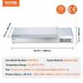 Salotų šaldytuvas su nerūdijančio plieno apsauga 60 inch