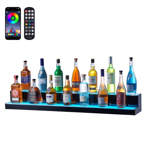 LED alkoholinių butelių lentyna 48 colių