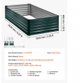 VEVOR cinkuota pakelta lysvė 2030 × 1020 × 460 mm VEVOR cinkuota pakelta lysvė 2030 × 1020 × 460 mm