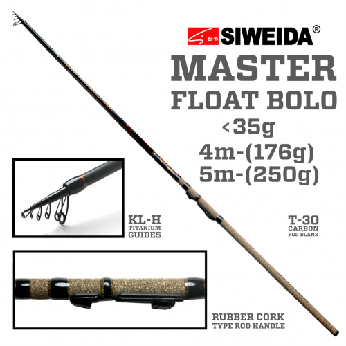 Meškerė Siweida MASTER FLOAT BOLO.,4m-35g