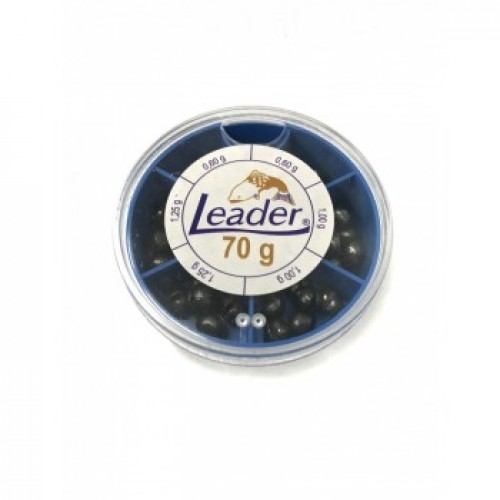 Švinas dėžutėje Leader 70g (stambūs)