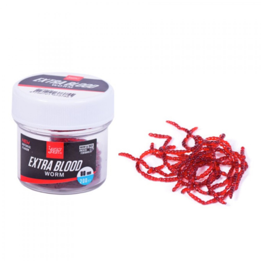 Masalas dirbtinis Lucky John Extra Blood Worm XL Masalas dirbtinis Lucky John Extra Blood Worm XL