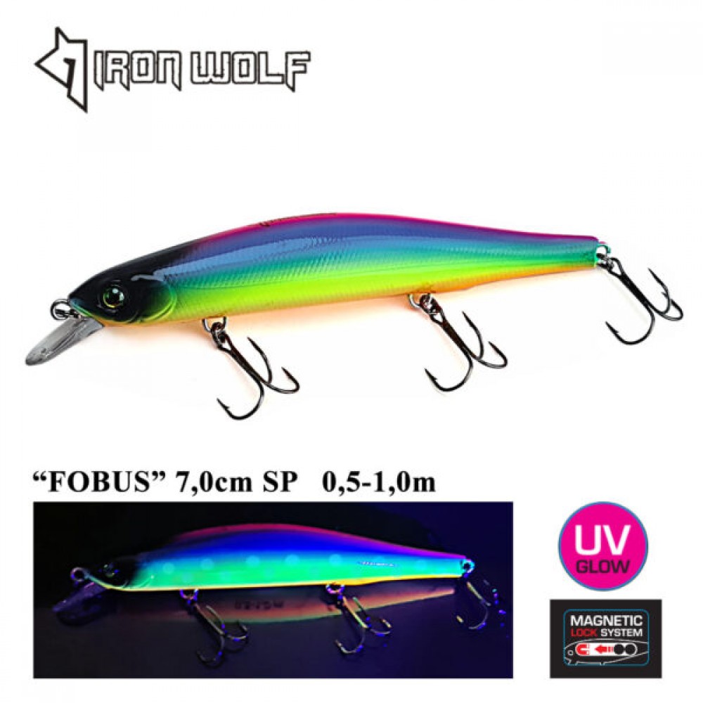 Vobleris IRON WOLF FOBUS U Vobleris IRON WOLF FOBUS U