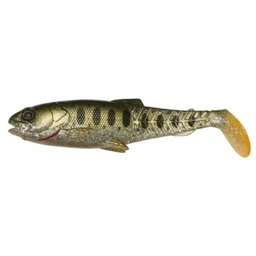 Guminukas Savage Gear Craft Cannibal Paddletail 12g - Olive Pearl Silver
