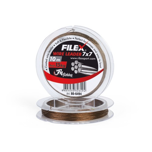 Plieninis troselis FILEX WIRE LEADER 7X7 10 M