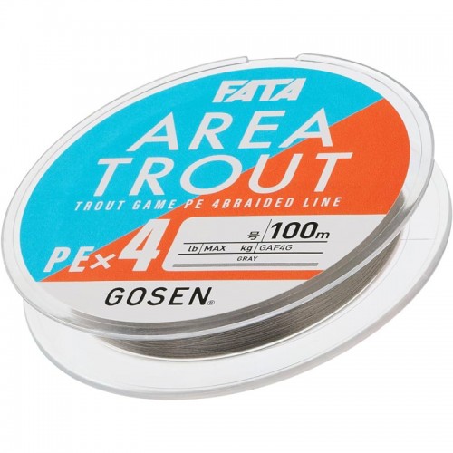 Pintas GOSEN VALAS FATA AREA TROUT PEX4 100M (avižadrėbiui)